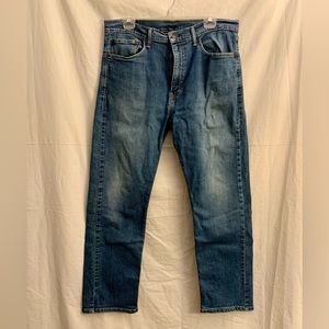 Men's LEVIS 505 Straight Fit ~ Medium Blue Jeans Tag 36 x 30